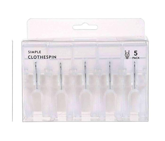 MINISO Simple Clothespin 5 Pack SALE