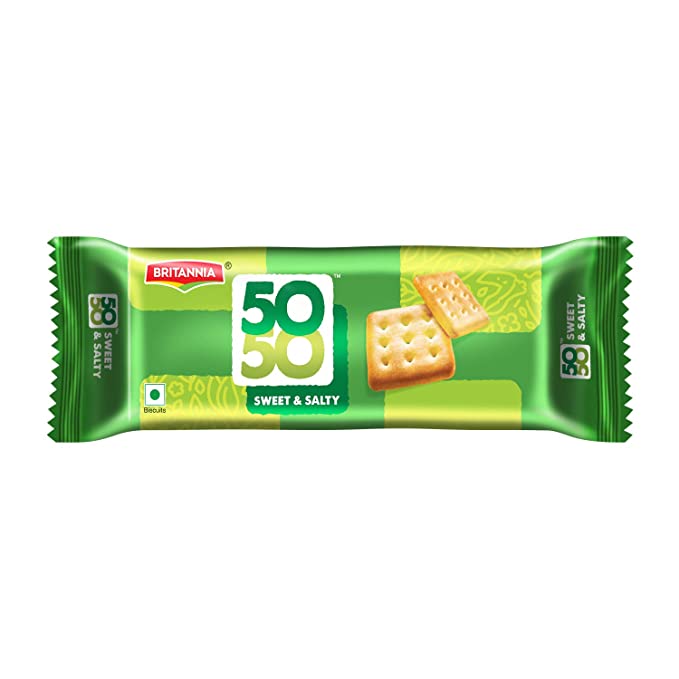 Britannia 50-50 Sweet & Salty Biscuits,