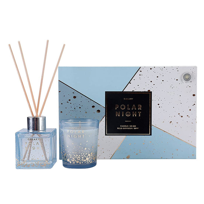 MINISO Polar Night Candle Reed Diffuser Gift Box