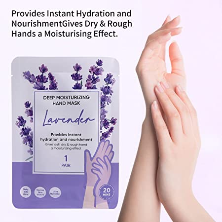 Miniso Deep Moisturizing Hand Mask (Lavender)