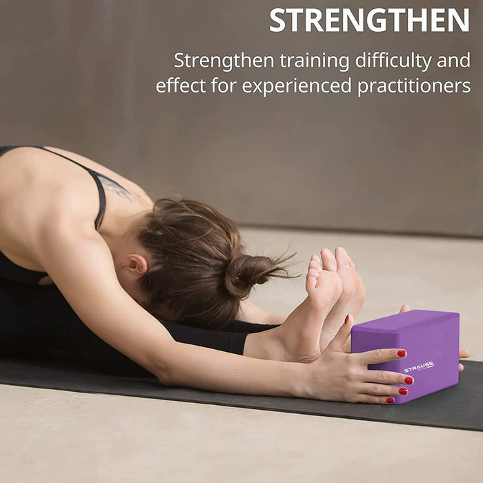 Strauss Yoga Block (Purple)