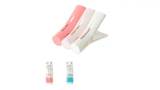 Miniso Colored Series Self Standing Clothespins (Pink / white) 12pcs