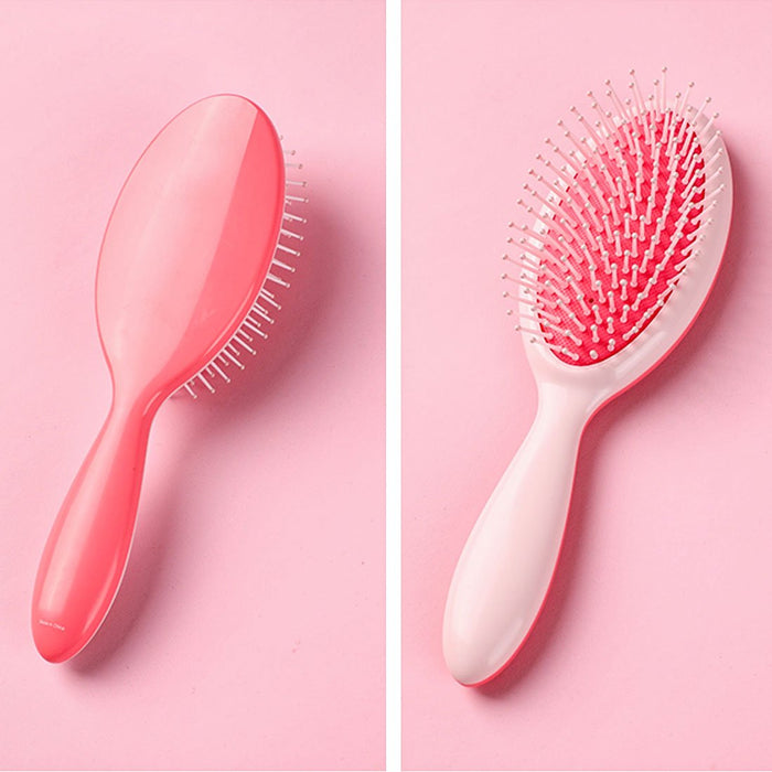 MINISO Bicolor Cushion Hair Brush Scalp Care (Pink)