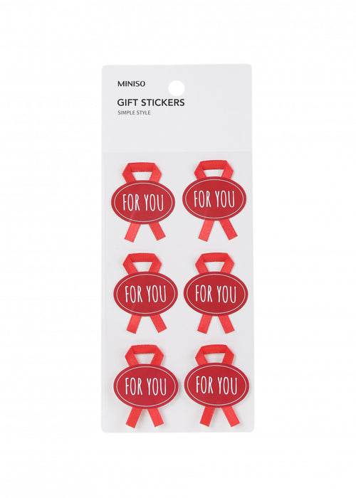 Miniso Gift Stickers (6Pcs)