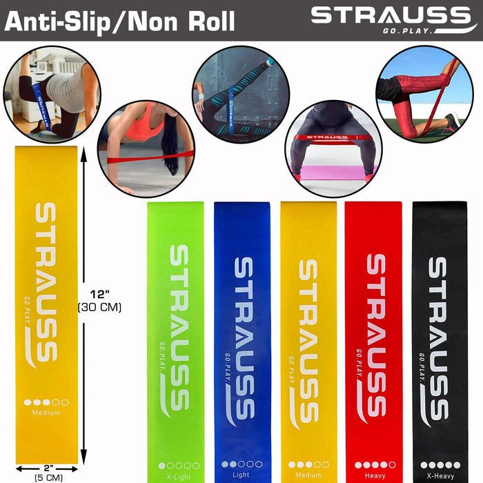 Strauss Resistance Band, (Set of 5)