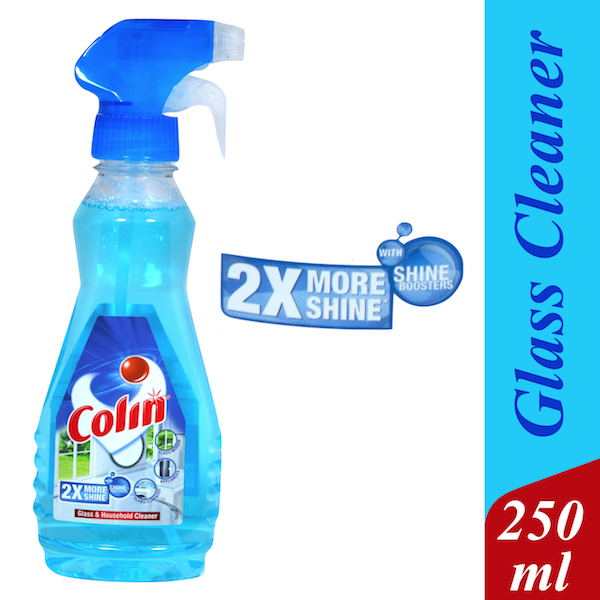 Colin Glass Cleaner Pump 2X More Shine with Boosters (250ml)