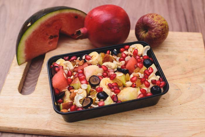 The Stayfit Kitchen Fruit Salad with Nuts & Cream