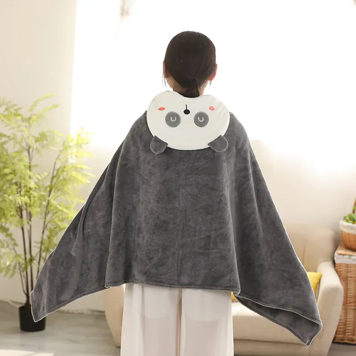 Miniso Animal Hooded Blanket (Panda)