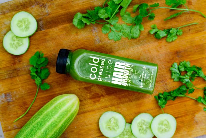The Stayfit Kitchen Cold Pressed Juice Hair Growth Cucumber