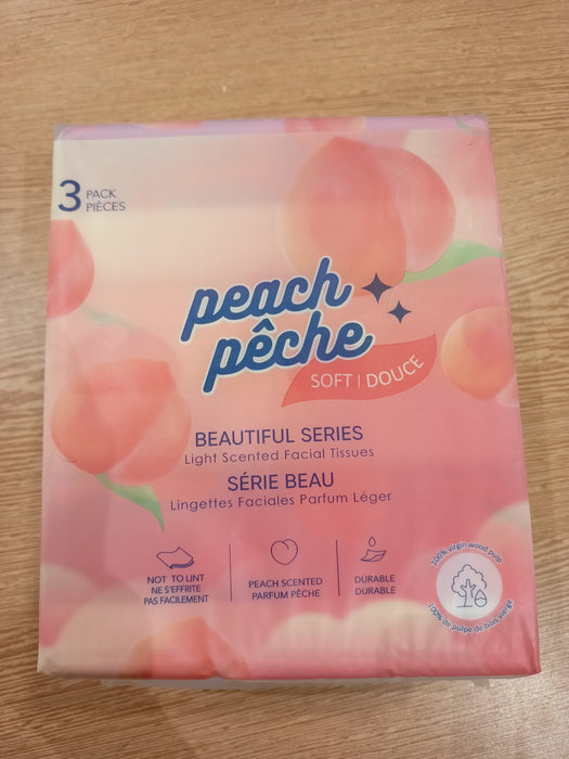 Miniso Beautiful Series Light Scented Facial Tissues (Peach,3Pack)