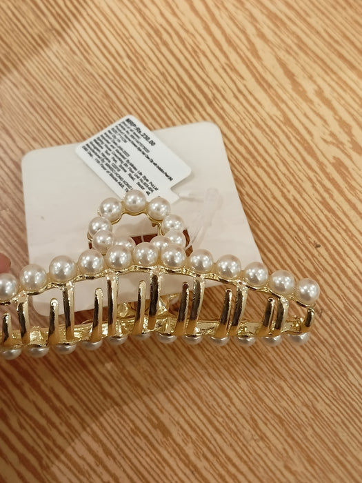 Miniso Korean Style Hair  claw Clip with Imitation Pearl (M)