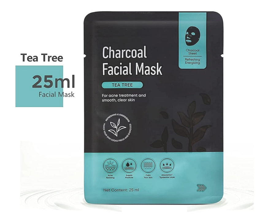 MINISO Charcoal Facial Mask(Tea Tree
)