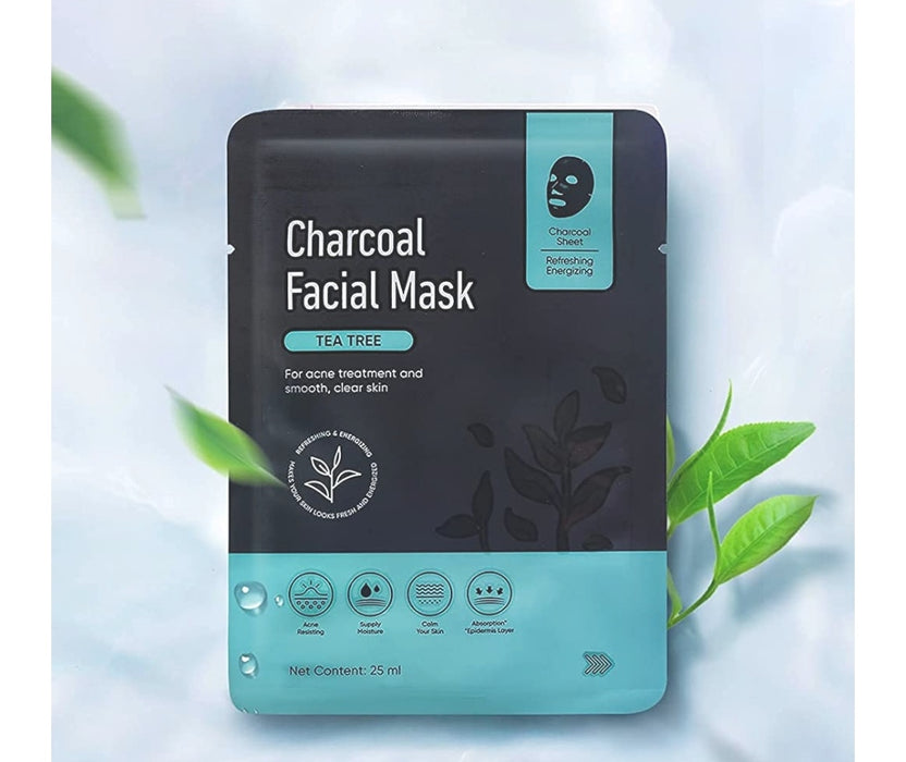 MINISO Charcoal Facial Mask(Tea Tree
)