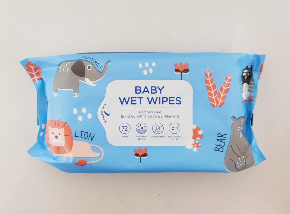 Miniso Baby Wet Wipes, 72 Wipes