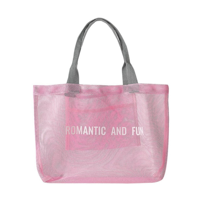 Miniso Solid Color Tote Shopping Bag (Light Pink)
