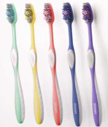 Miniso 360° Deep Cleaning Toothbrushes (5 Pack)