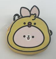 Miniso Animal Cosplay Day Detachable Coin Purse with Lanyard(Yellow)