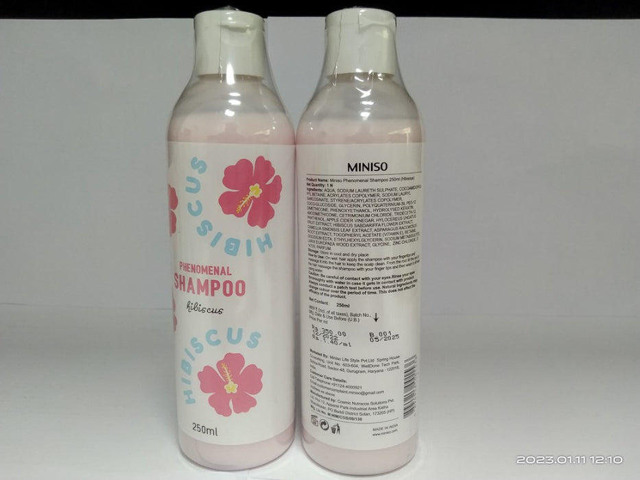 Miniso Phenomenal Shampoo 250m(Hibiscus)