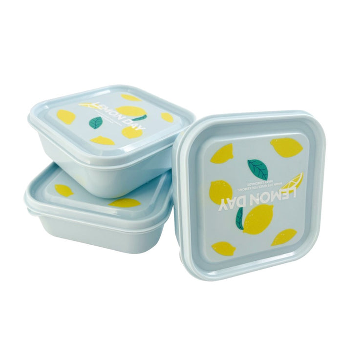 Miniso  Lemon Day Bento Box (3Pcs)