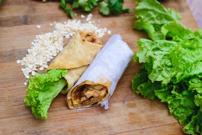 The Stayfit Kitchen Oats Chicken Roll