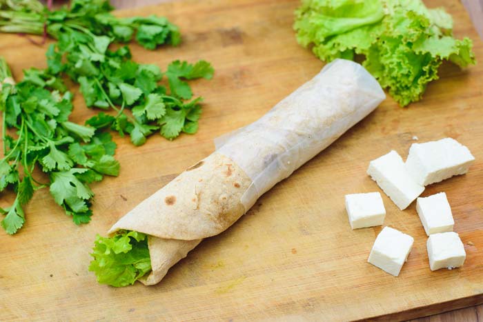 The Stayfit Kitchen Paneer Roll