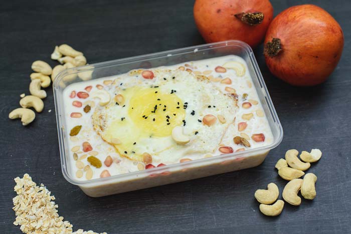 The Stayfit Kitchen Savory Oatmeal with Egg