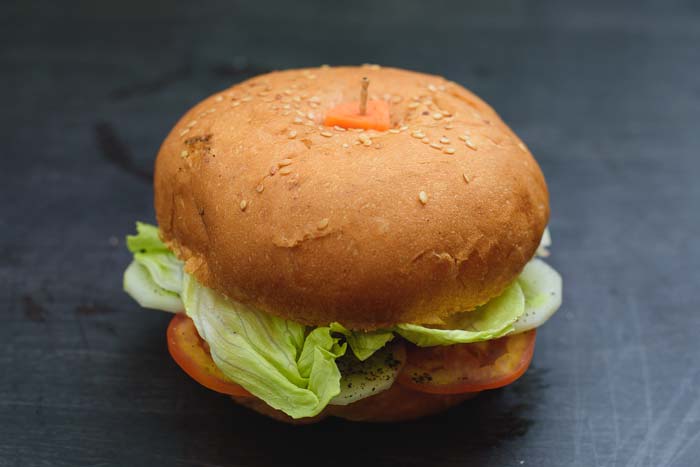 The Stayfit Kitchen Veg Cheese Burger