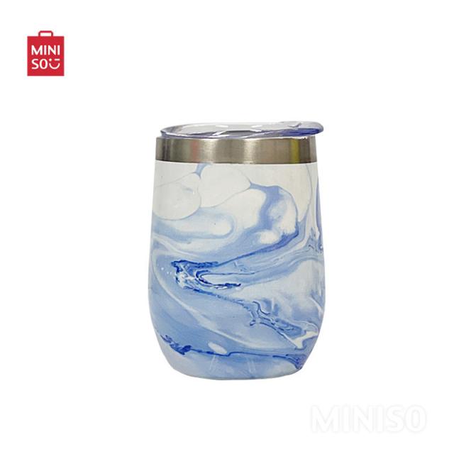Miniso Blending Design Tumbler (343mL)(Blue)