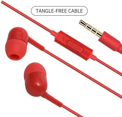 Miniso Coloful Music Earphones (RED)