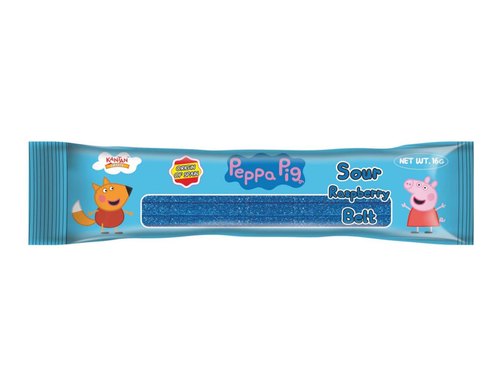 Fini Peppa Pig Sour Raspberry Belt - 16grams